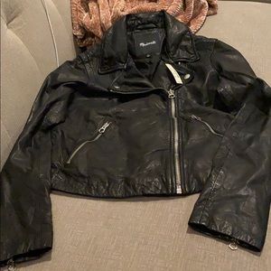 Madewell Leather Motorcycle Jacket - brand new